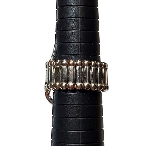 Paparazzi Jewelry Blue Glass Stretchy Ring Get The Point Blue 9.5 - Picture 5 of 8